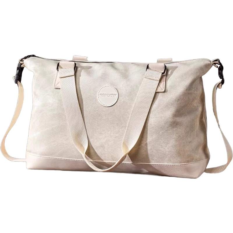Tonlion Oxford Travel Bag Unisex Beige/Black
