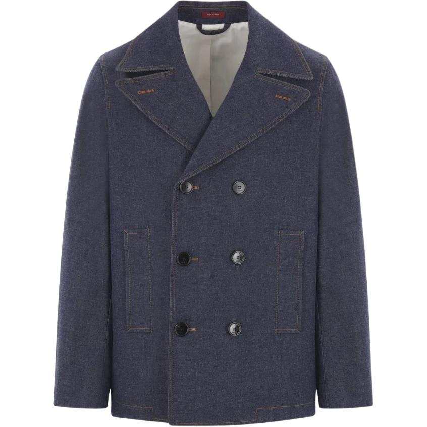 GUCCI GUCCI Collared Button Up Denim Jack