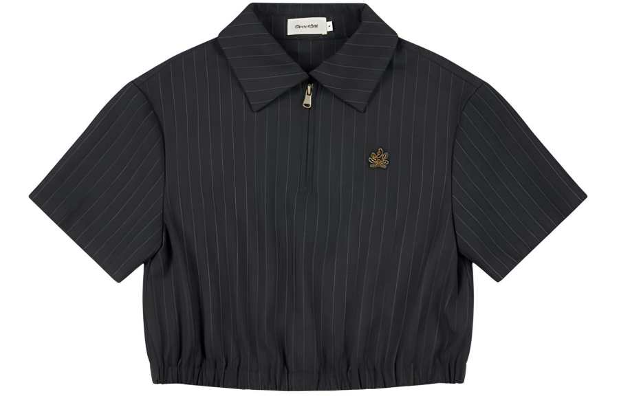 GOOD BAI Polo Shirt Women's Gray