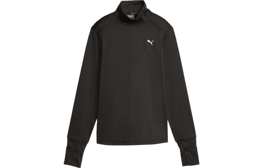 PUMA Sweatshirts Women's Black Stand Collar Moderate Other