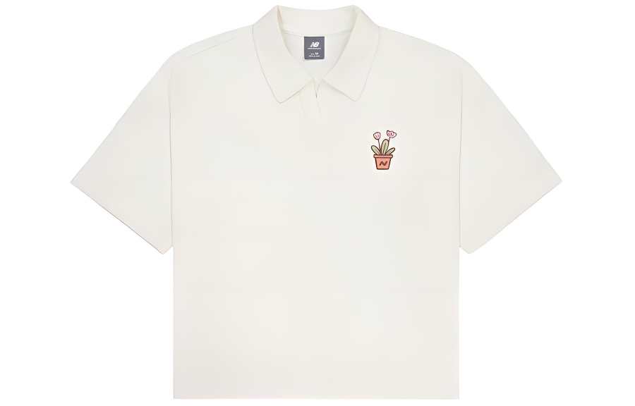 New Balance New Balance Heartfelt Living Polo Shirt Women's White