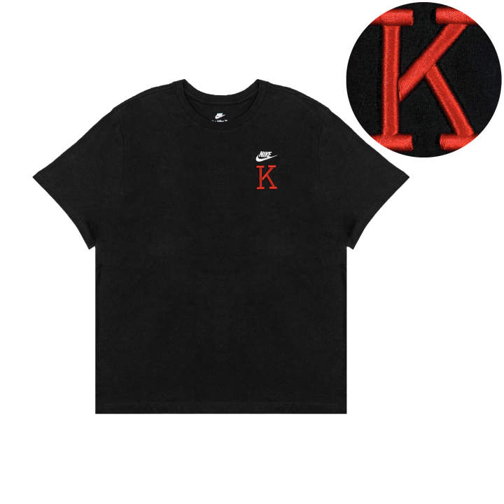Nike Nike T Shirts Unisex Black Crew Neck Moderate Straight Fit