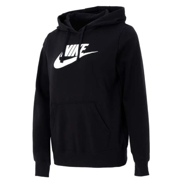Nike Nike Sweatshirts Women's Black Hooded Moderate Regular
