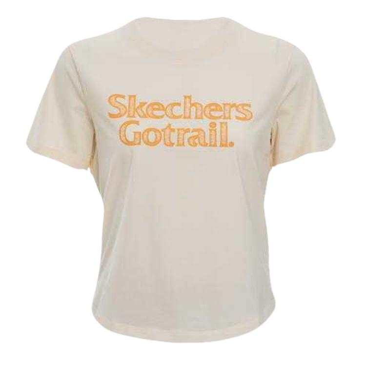 Skechers Regular T Shirt Women's Ecru 00V7