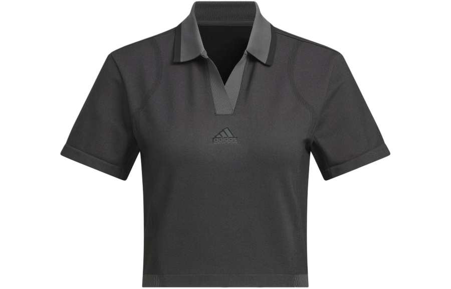 Adidas Adidas SEAMLESS POLO SHIRT Polo Shirt Women's Dark Gray