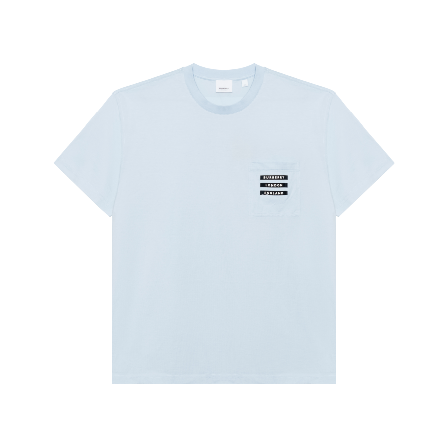 Burberry T Shirt Men's Light Blue