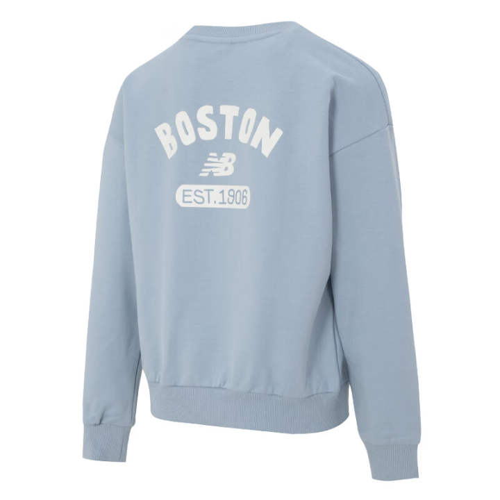 New Balance New Balance Sweatshirts Women's Light Blue Crew Neck Moderate Regular