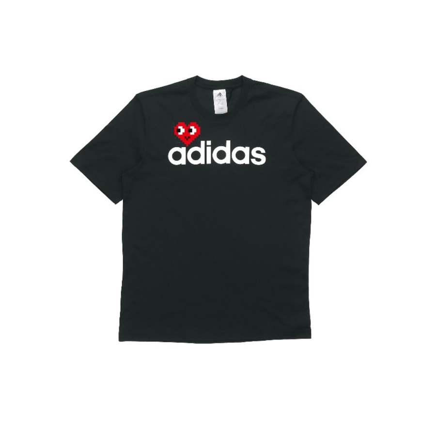 Adidas Adidas T Shirts Unisex Black Crew Neck Moderate Straight Fit