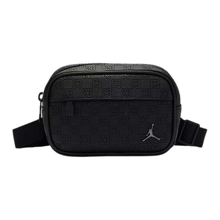 Jordan Jordan Monogram Polyurethane Camera Bag, Shoulder Bag Men's Black