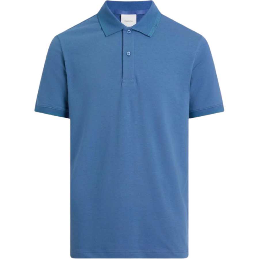 CALVIN KLEIN Polo Shirt Men's Blue