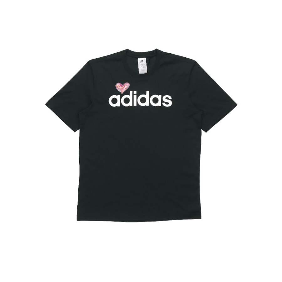 Adidas Adidas T Shirts Unisex Black Crew Neck Moderate Straight Fit