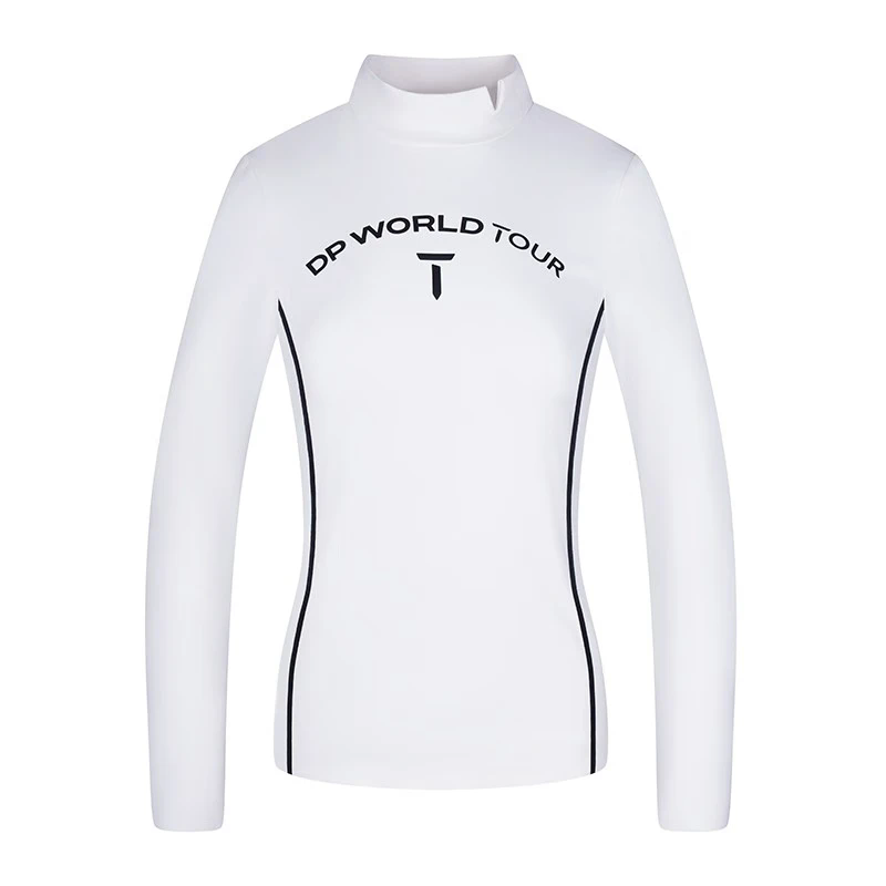 EUROPEAN TOUR T Shirts Women's Half Turtleneck Moderate Straight Fit