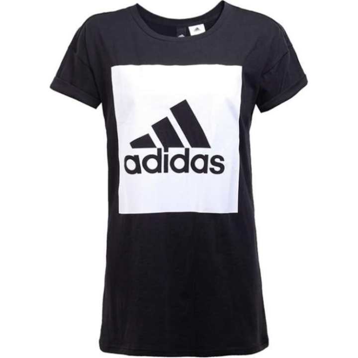 Adidas Adidas Drop Shoulder Sleeve T Shirt Women's Black
