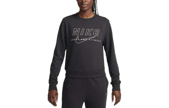 Nike Nike Sweatshirts Women's Black Crew Neck Moderate Regular