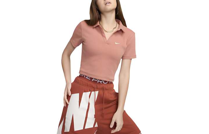 Nike Nike Sportswear Essential Polo Shirt Women's Blush