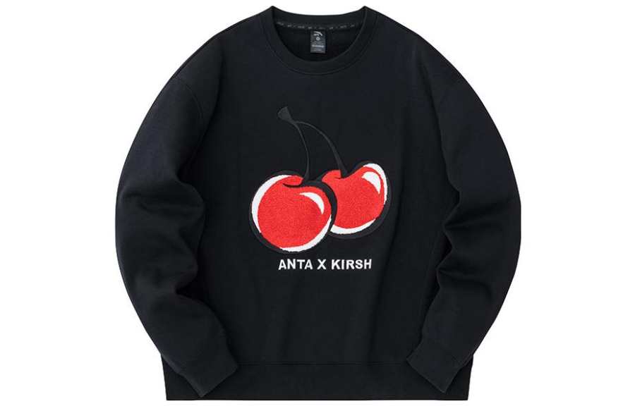 Anta x Kirsh Lifestyle Collection Year Of The Dragon Collection Sweatshirt Women's Basic Black