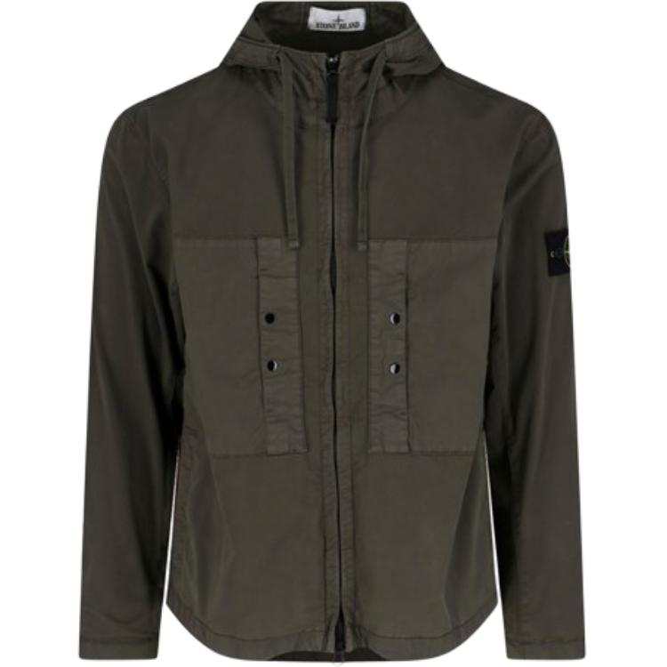 STONE ISLAND Jackets & Coats Men's Army Green