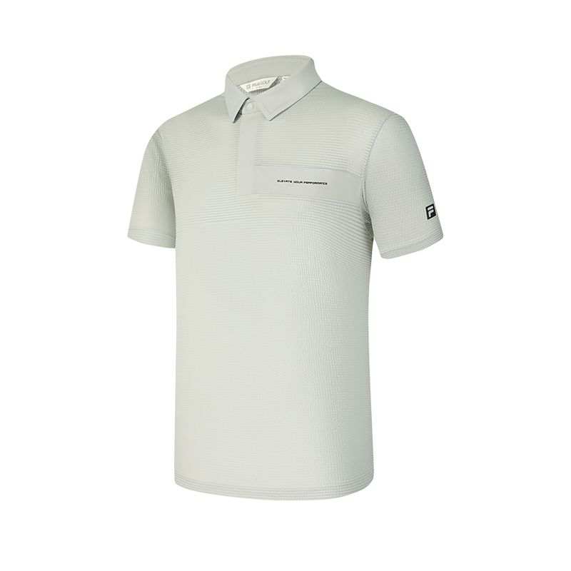 FILA Golf Polo Shirt Men's Storm Gray GY