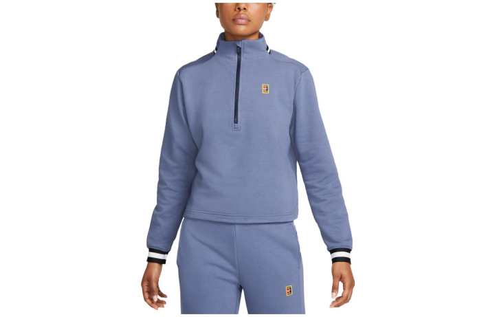 Nike Nike Sweatshirts Women's Blue Half Open Collar Moderate Regular