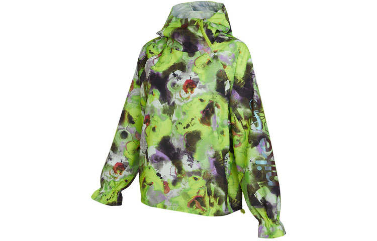 Nike Nike Jackets Women's Green Hooded Moderate Straight Fit