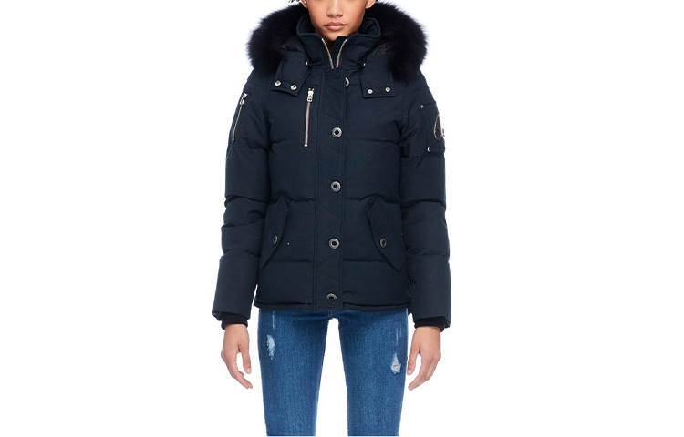 Moose Knuckles Down Jacket Winter Women's Marine Blue