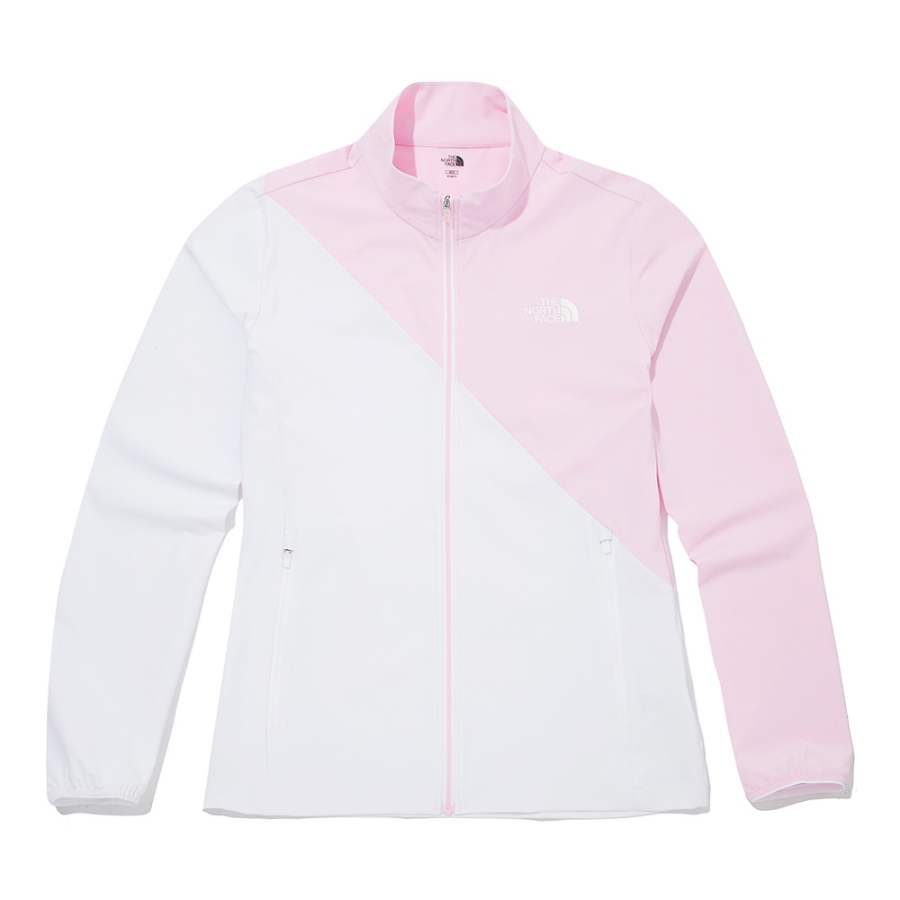 THE NORTH FACE KINGS PEAK TRAINING ZIP UP Jackets & Coats Women's Baby Pink