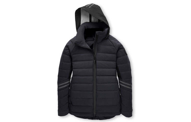 Canada Goose HyBridge Down Jackets Women's Dark Blue Hooded Detachable Moderate Other
