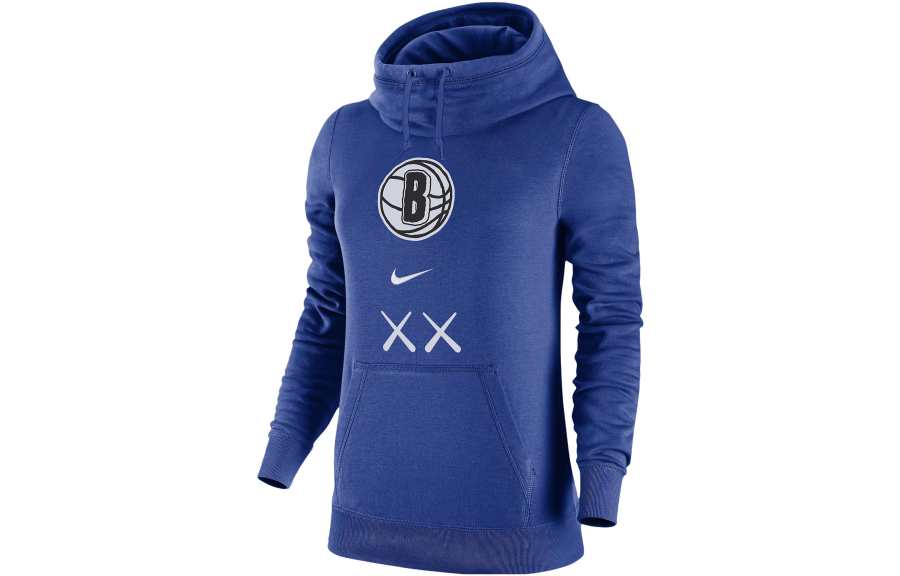 Nike Nike Brooklyn Nets Club Fleece 2023/24 City Edition Women's Nike Nba Funnel Neck Hoodie
