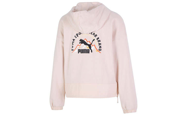 PUMA Jackets Women's Pink Hooded Moderate Other