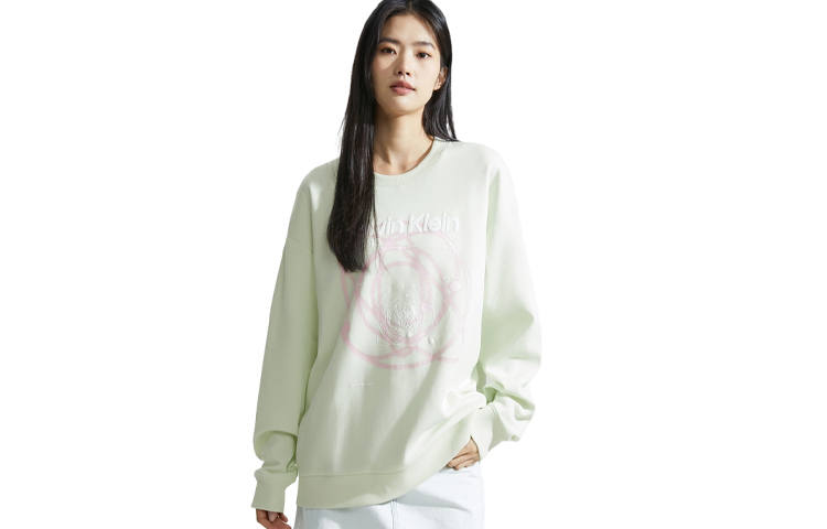 CALVIN KLEIN Sweatshirt Women's Mugwort Green