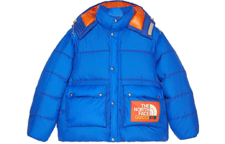 GUCCI X The North Face Padded Jacket Blue
