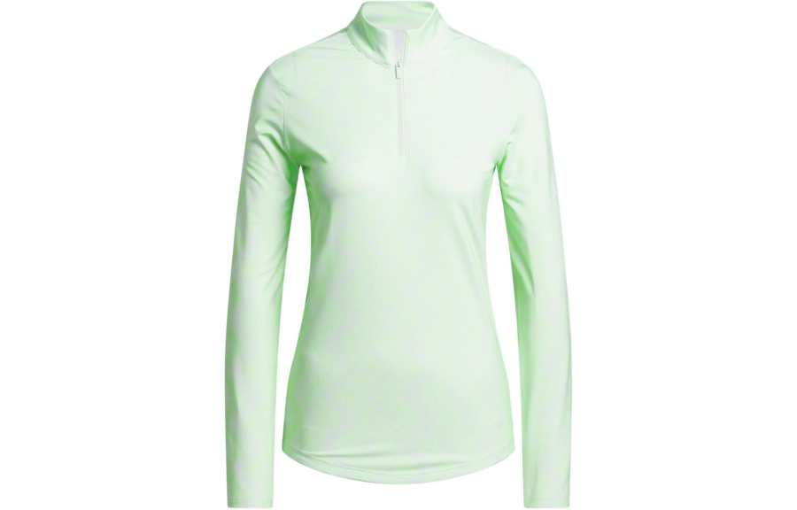 Adidas Adidas Ultimate365 Printed Quarter Zip Mock Jackets & Coats Women's Green