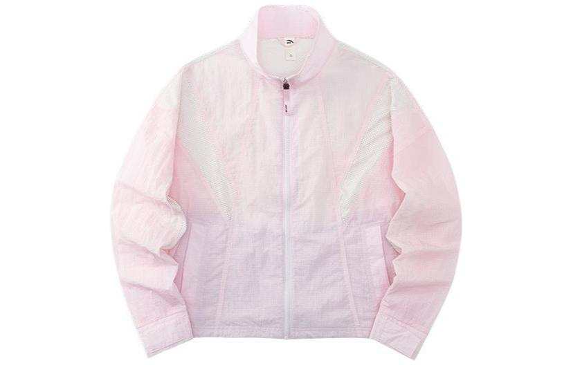 ANTA Variety Training Collection Jackets Women's Pink Stand Collar Thin Other