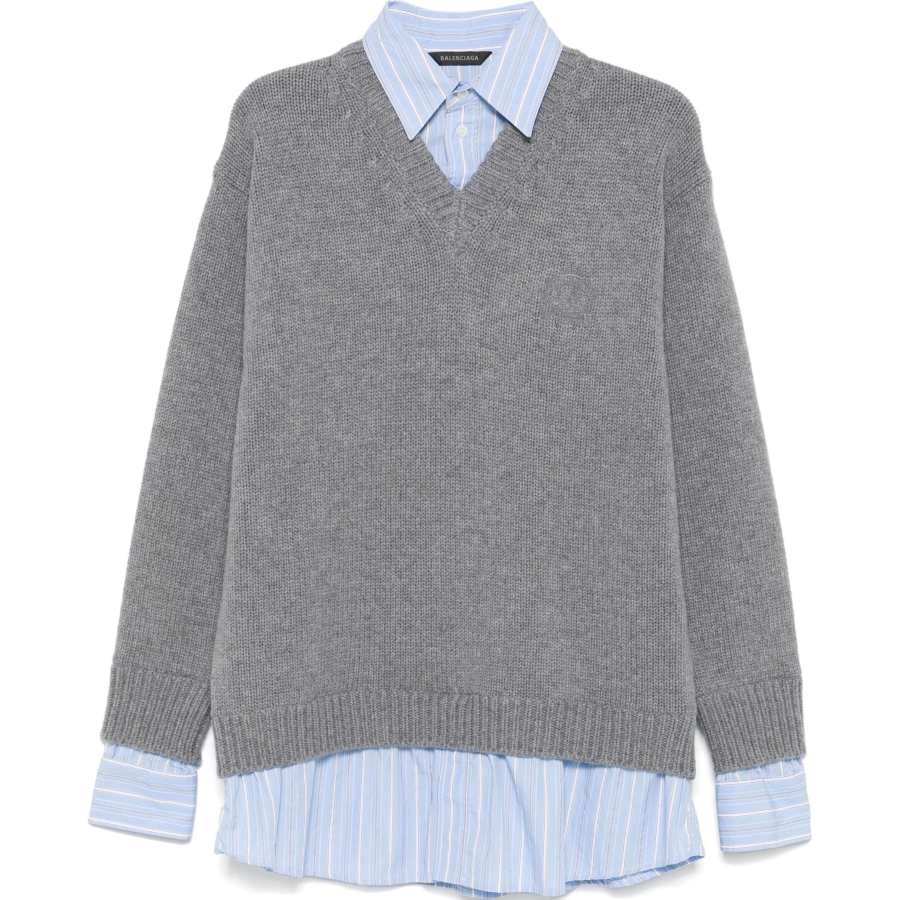 Balenciaga Balenciaga Layered Oversized Sweater
