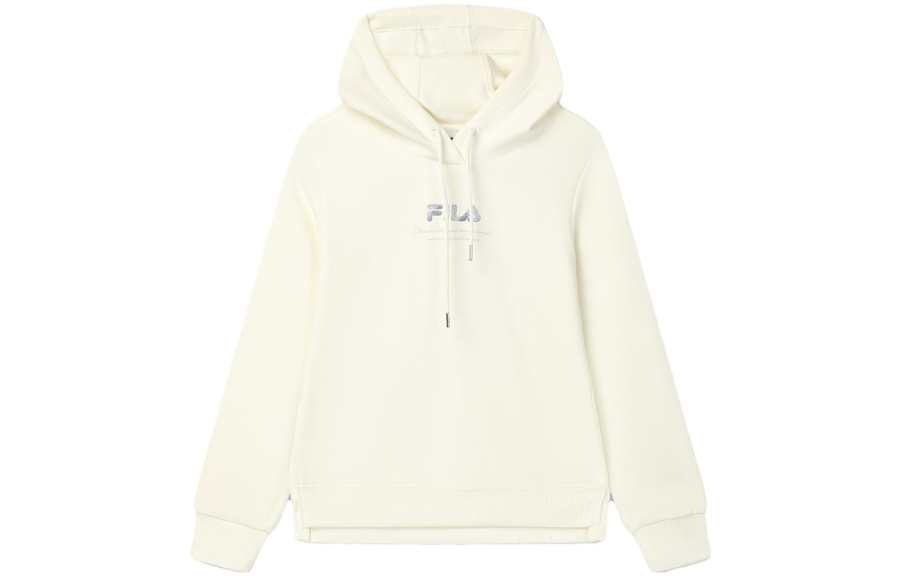 FILA Sweatshirts Women's Porcelain White Hooded Moderate Regular