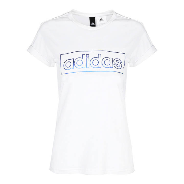 Adidas Adidas T Shirts Women's White Crew Neck Moderate