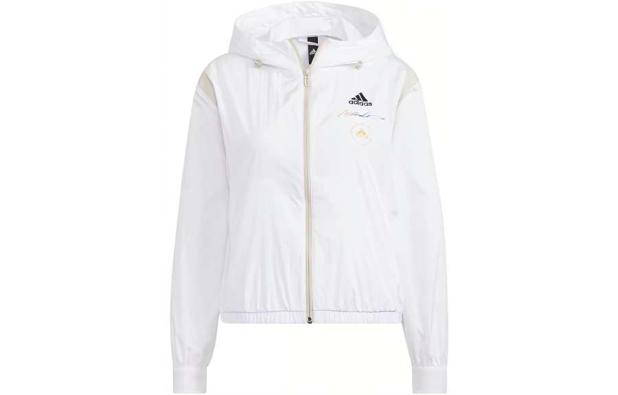 Adidas adidas Women's UST Windbreaker Woven Hooded Jacket White