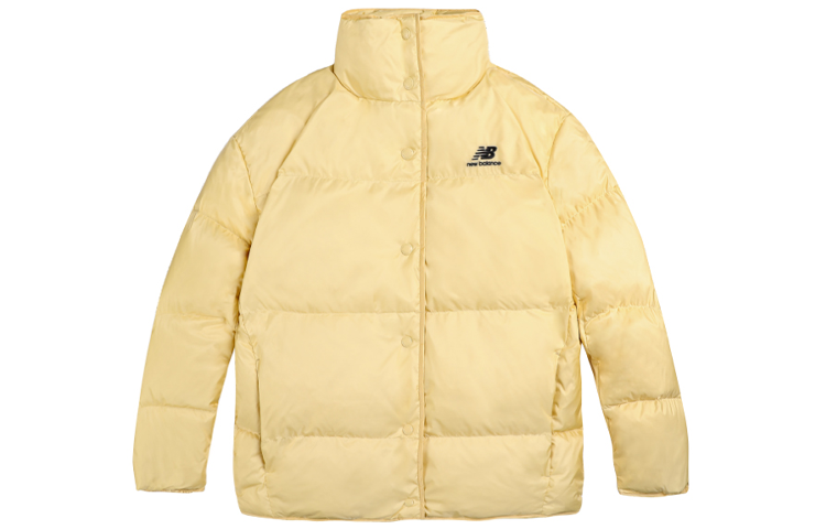 New Balance New Balance IU Down Jackets Women's Yellow Stand Collar Moderate Other