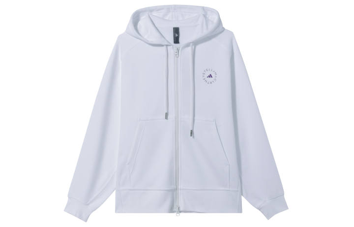 Adidas Adidas Jackets Women's White Hooded Moderate Other