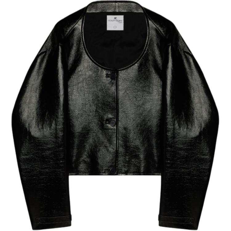COURREGES Courreges Cocoon vinyl jacket