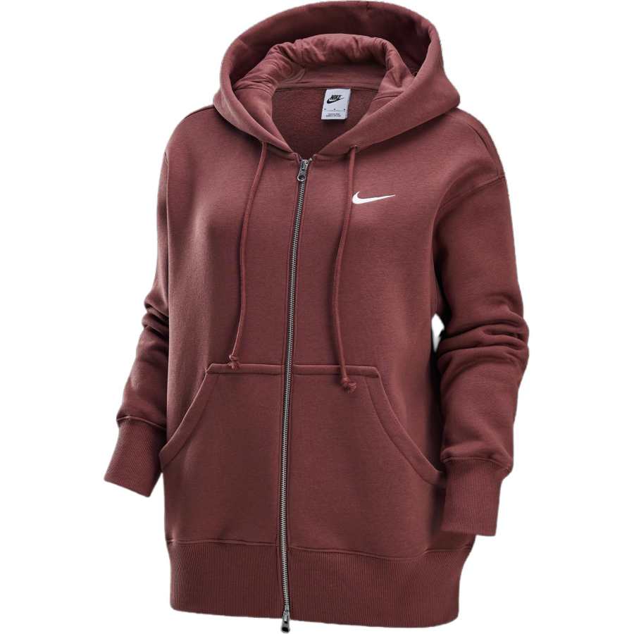 Nike Nike Sportswear Phoenix FleeceSwoosh Sweatshirt Women's Red Brown/Sail White