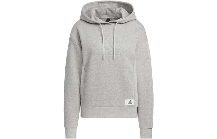 Adidas Adidas Lounge Hooded Sweatshirt Women's Gray
