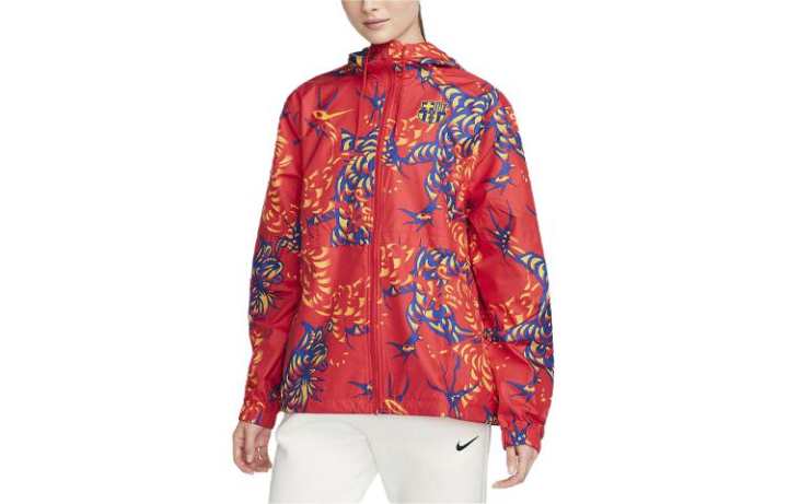 Nike Nike F.C. Barcelona Essential Jackets & Coats Women's University Red
