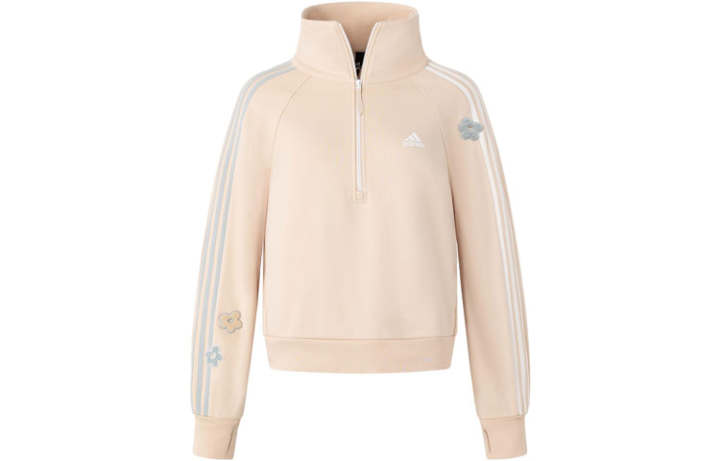 Adidas Adidas Flower 3 Stripes Sweatshirt Women's Sand Strata