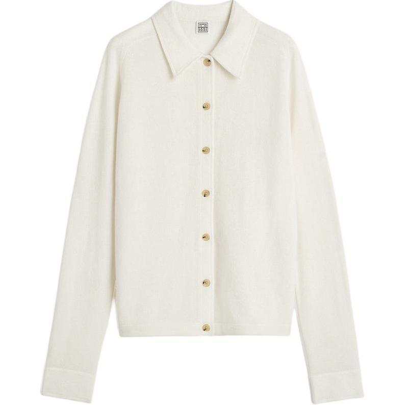 TOTEME Totême Long Sleeved Buttoned Knitted Cardigan