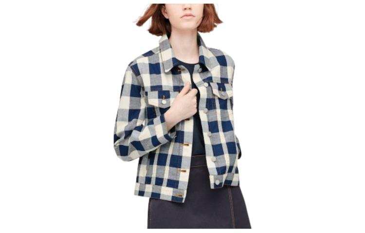 UNIQLO Jackets Women's Blue Lapel Moderate Other