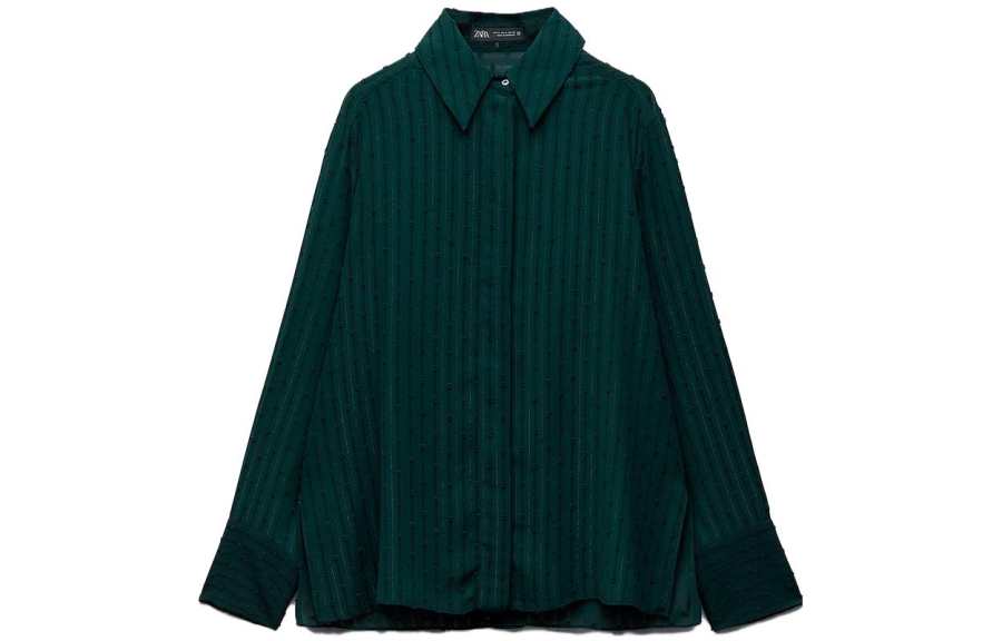 ZARA Shirts Women's Jasper Square Collar Moderate Other