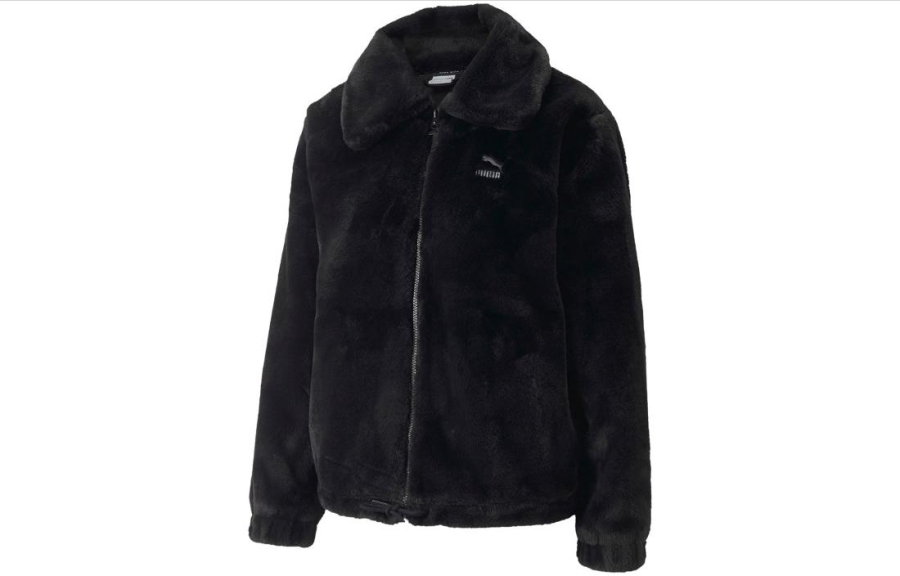 PUMA Jackets Women's Black Lapel Moderate Other