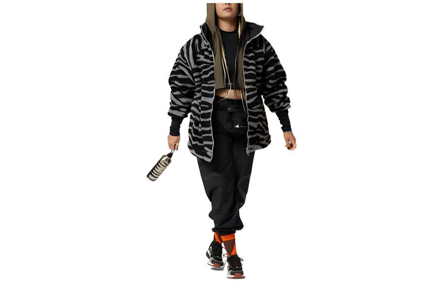 Adidas Adidas By Stella McCartney Animal print Fleece Jacket