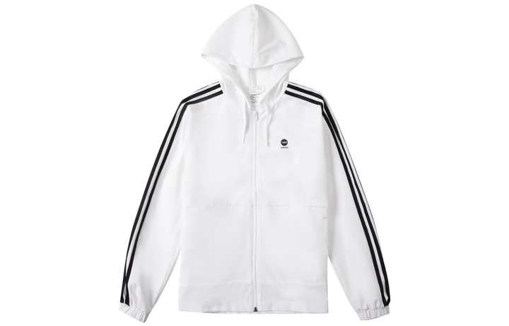 Adidas Adidas Jackets Women's White Hooded Moderate Other